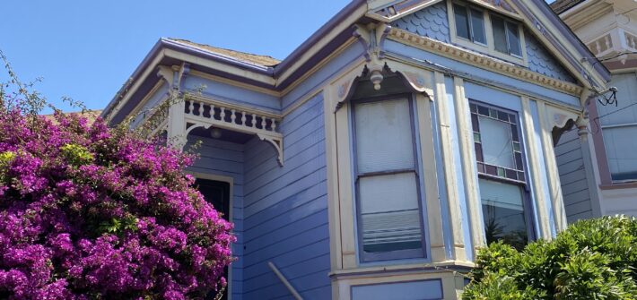 Periwinkle and Purple Victorian Home House Hunting Adventures